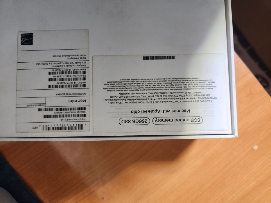 Mac mini 256Gb Holati idyal