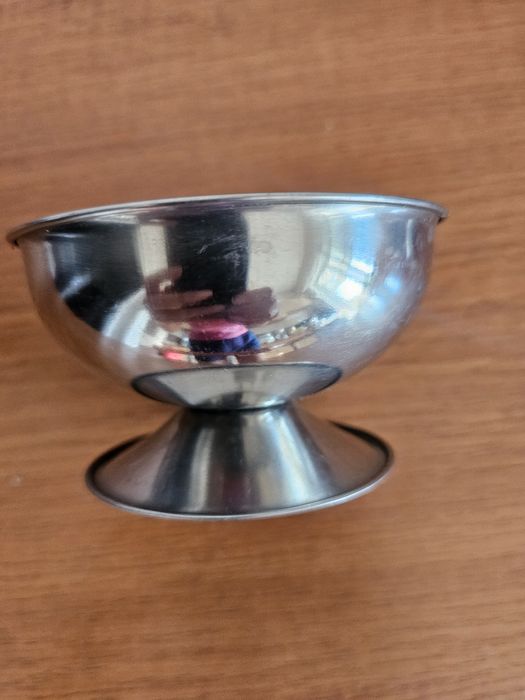 6 cupe de inox, pentru inghetata