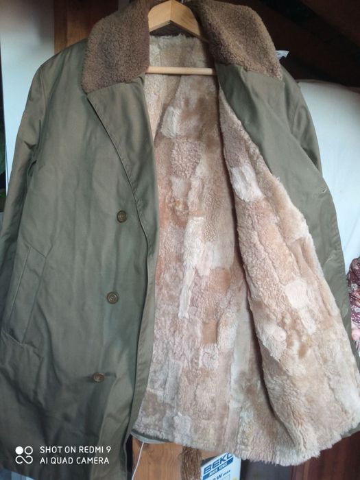 Мъжки шуби с подплата агнешка кожа