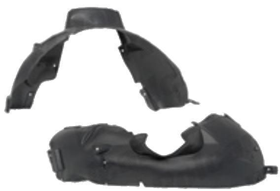Carenaj roata Hyundai Atos 1999-2003, Atos Prime (MX) 08.1999-12.2003, partea Stanga, Fata, 8681102100, 4040FL1T poletilena