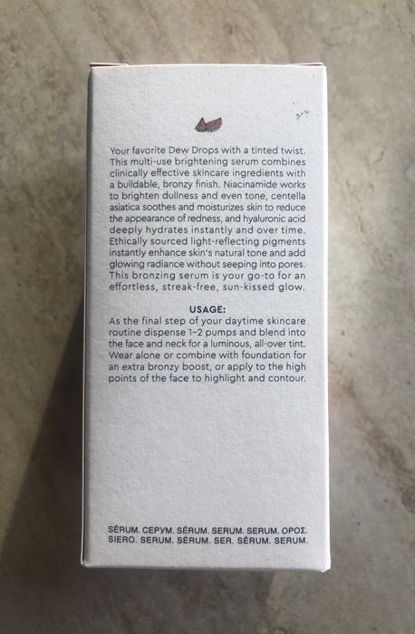 Тониран серум Glow Recipe Watermelon Glow Niacinamide Hue Drops