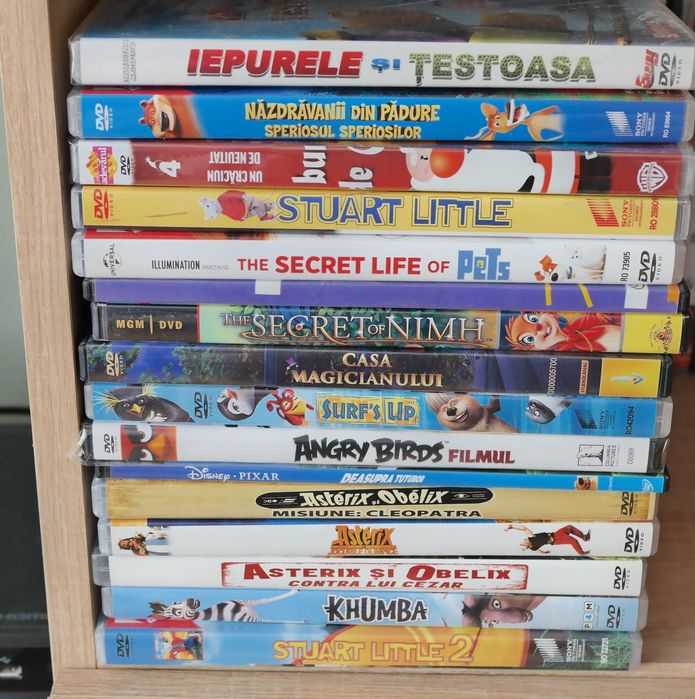 Vand DVD desene animate 16 bucati