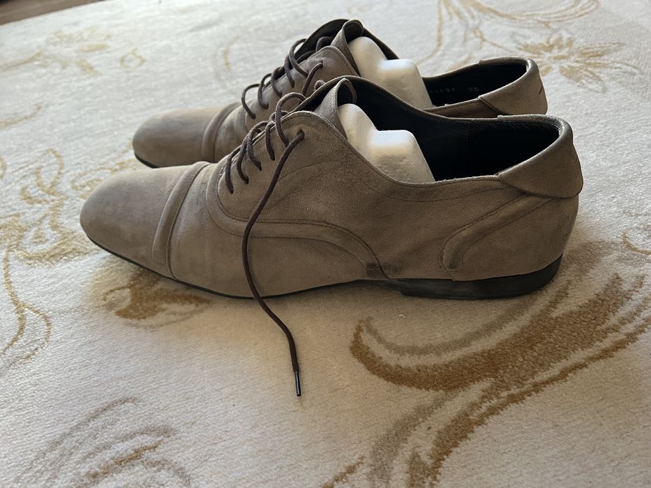 Мъжки обувки Cesare Paciotti бежов велур