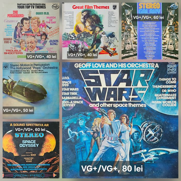 Discuri vinil (vinyl) (coloane sonore din filme)