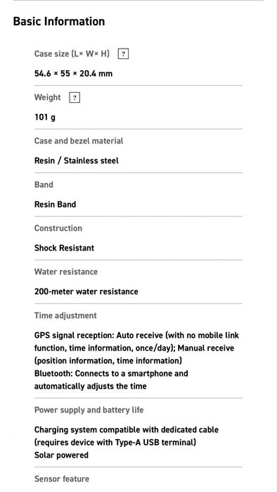 G-Shock Casio GBD H1000