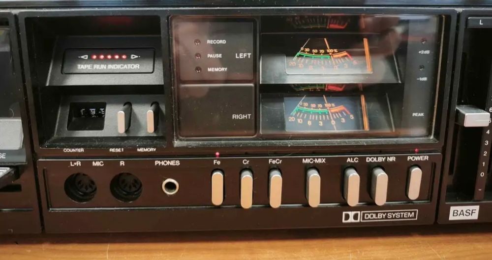 BASF D 3035, stereo cassette deck, perfect funcțional
