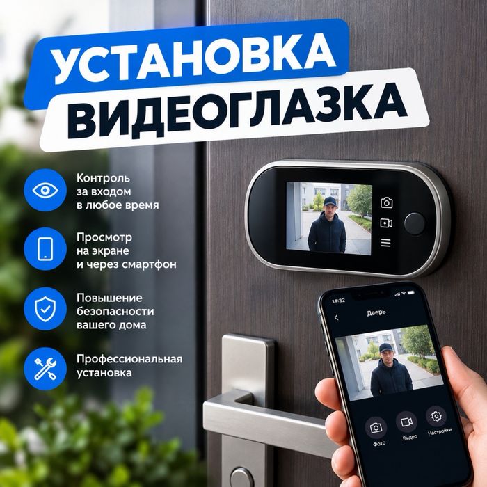 Установка видеоглазка