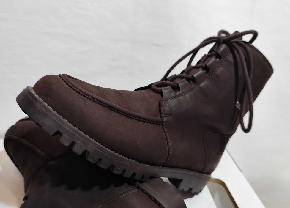 Ghete lace up 39.5 40 split toe Salamander imblanite piele naturala