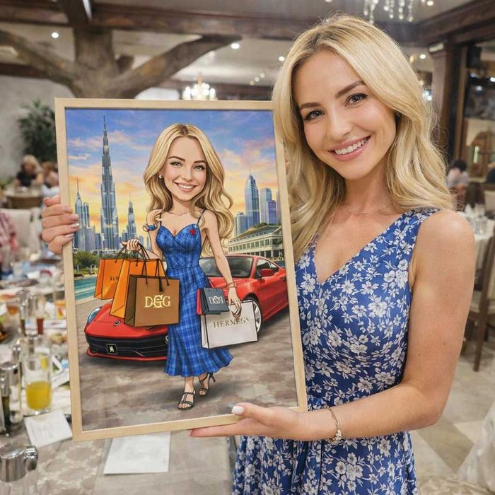 Персонализиран подарък Карикатура / Шарж по снимка Оригинален подарък