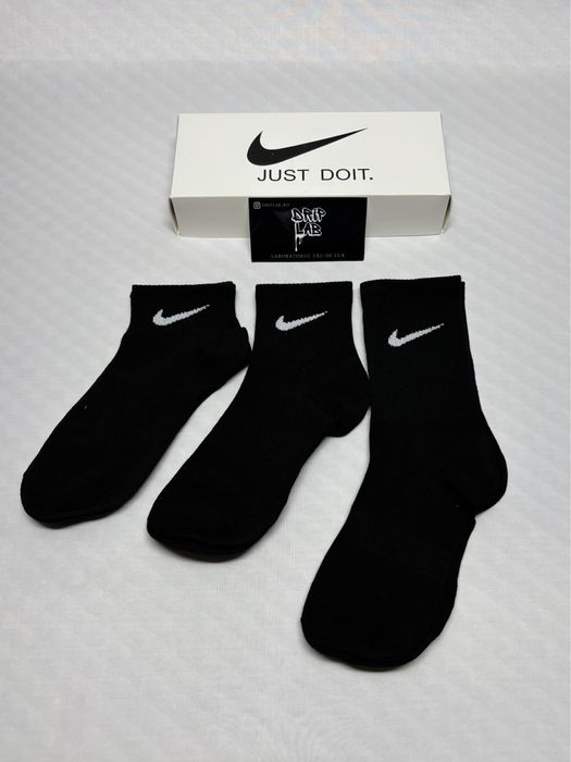Sosete nike alb negru gri S M L