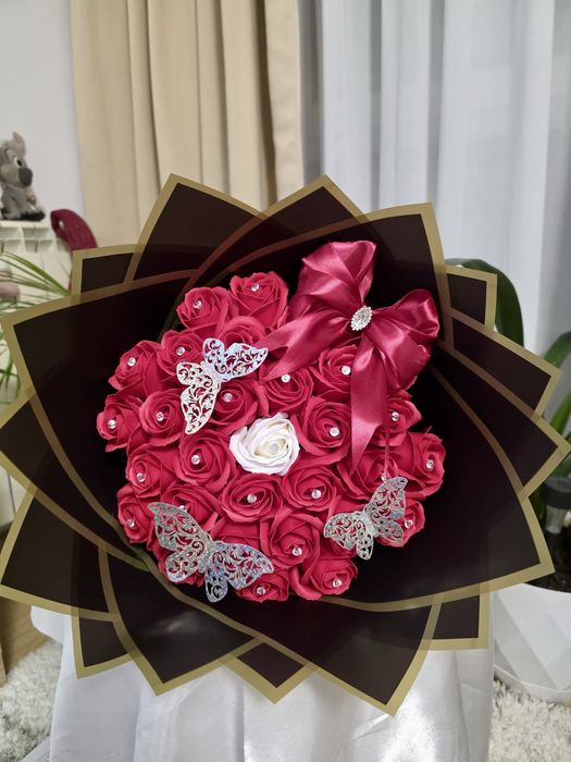 Buchete din trandafiri de sǎpun