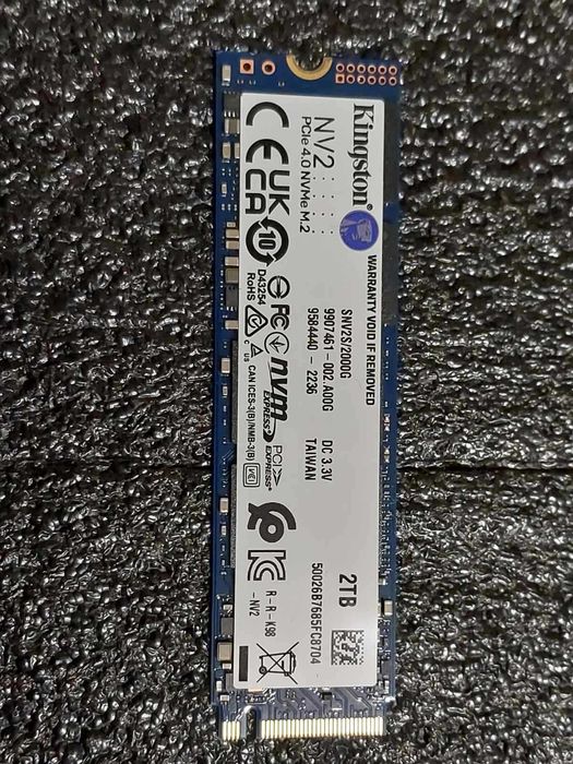 2TB M.2 NVMe - Kingston NV2 Gen4 (НОВ)
