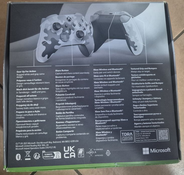 Xbox Series S 512GB nou + controller original Arctic Camo nou!