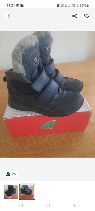 Ботинки зимние для мальчика36, 37 разм