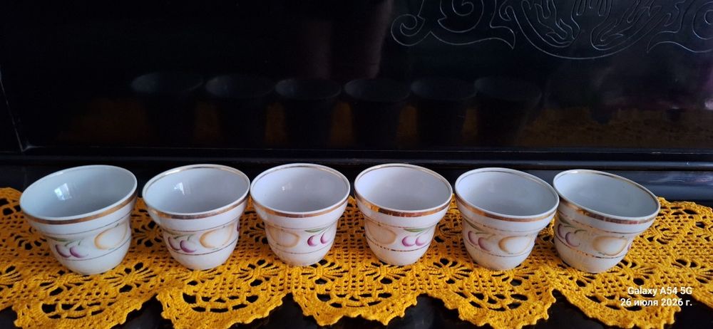 6 бокалов для компота