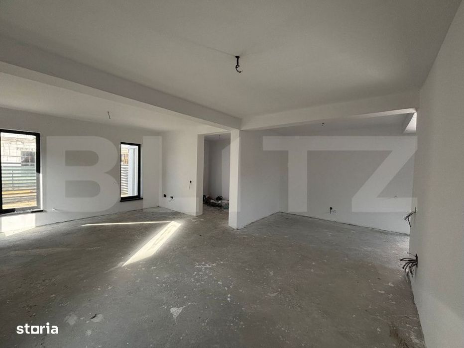 Casa parter 121 mp, 2 dormitoare, 331 mp teren, Leamna de Jos