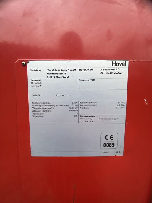 Centrala hoval 23 kw