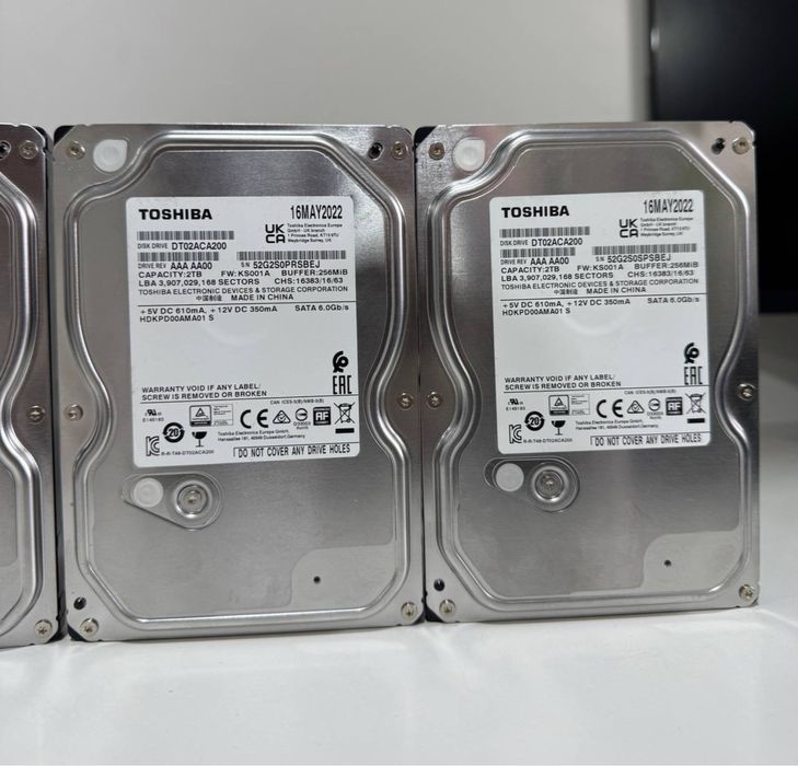 Toshiba hdd 2Tb sastyanasi zor 2022 10ta bor