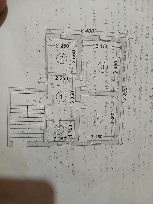 Хонка туманида 1- каватда жойлашган 2хонали квартира сотилади