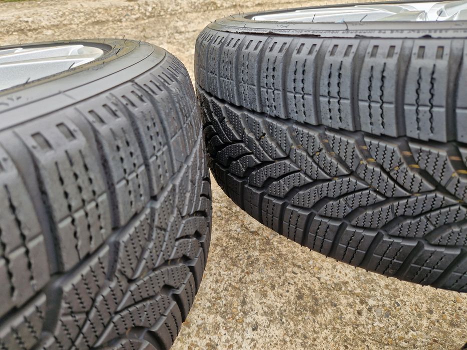 Jante 5x112 Vw Golf 6-7 Skoda Octavia 3 anvelope iarna 205 50 17