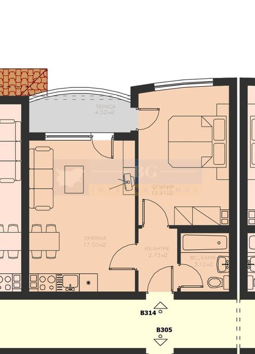 Продава се Двустаен апартамент в Созопол - 57 кв.м за 1623 €/кв.м - Снимка #3