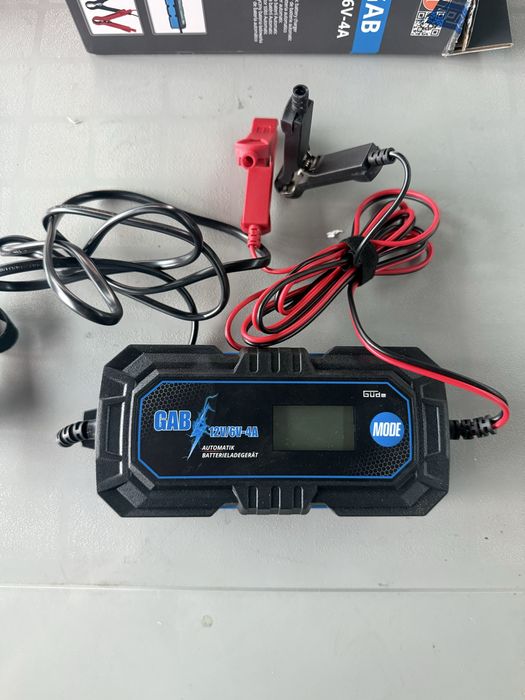 Incarcator automat baterie GAB 12V-6V 4.0A 85145 Gude