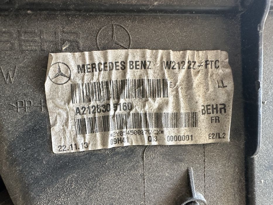 Grup caldura aeroterma sub bord Mercedes w204 w205  w207 w212 w213 C  E class europa volan stanga motorase reglaj automate climatronic calorifer ac