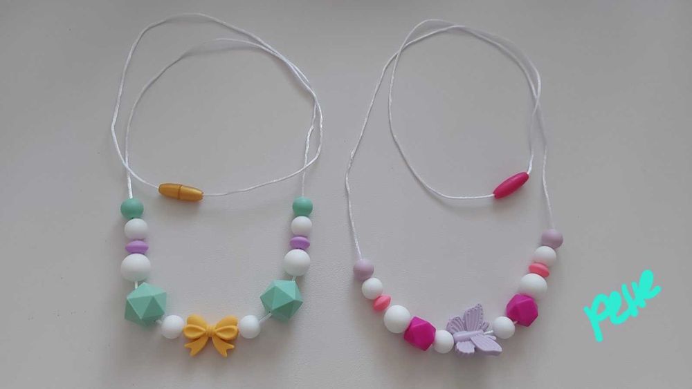 Персонализиран клипс за биберони, гердан за кърмене, гривна дъвкалка