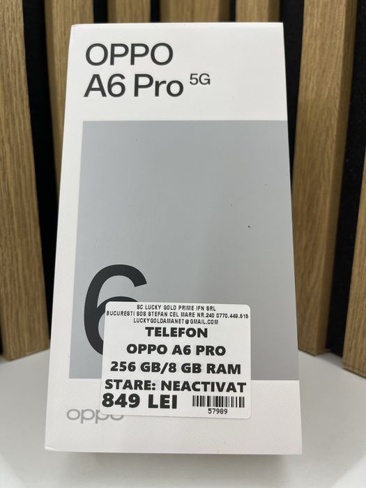 Oppo A6 Pro Nou 256Gb 8Gb ram Garantie / Factura #57989