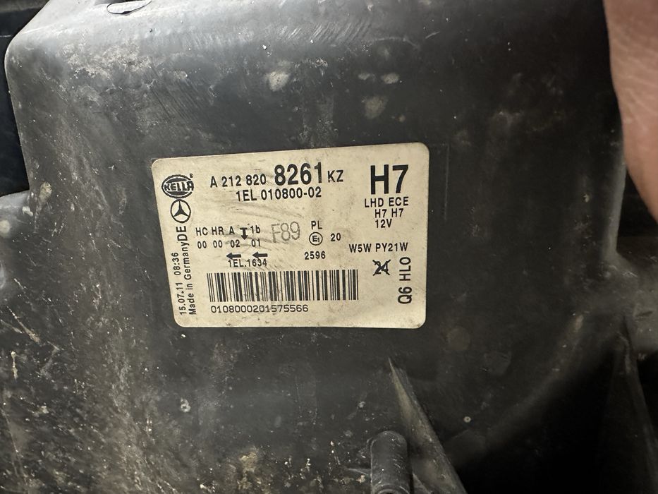 Предна броня,фарове,калници за Mercedes E-class