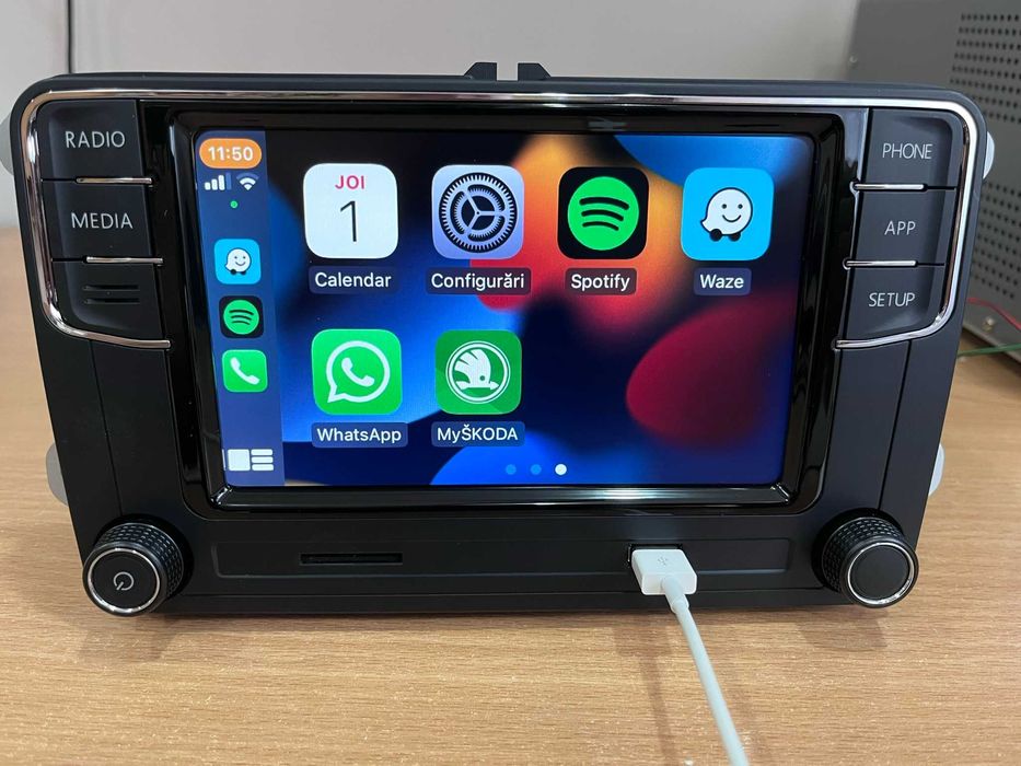 RCD 360 PRO SKODA,MIB2-model RNS 510-Apple Carplay-Android auto