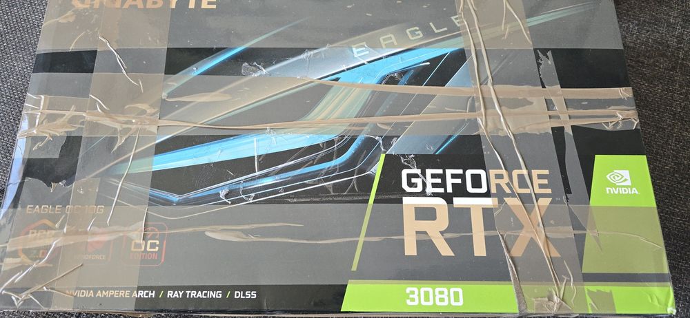 Placa video Geforce GIGABYTE Eagle OC RTX 3080 10gb impecabila