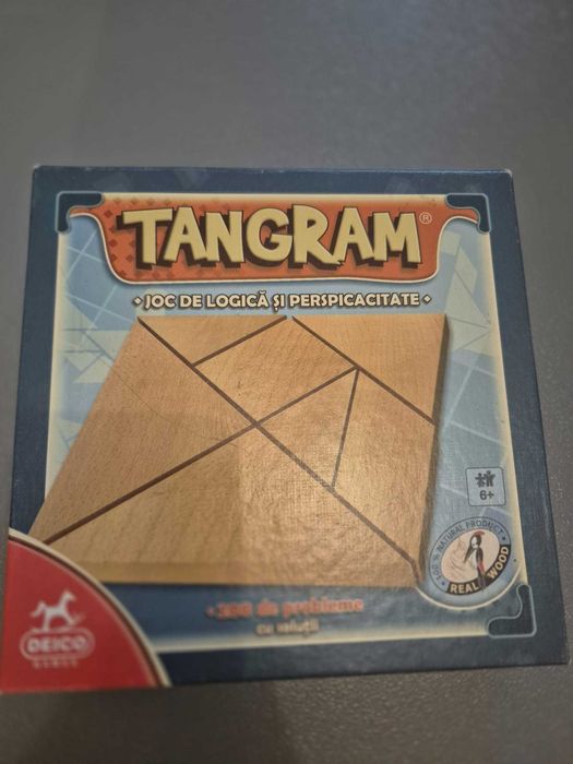 joc Tangram lemn natur