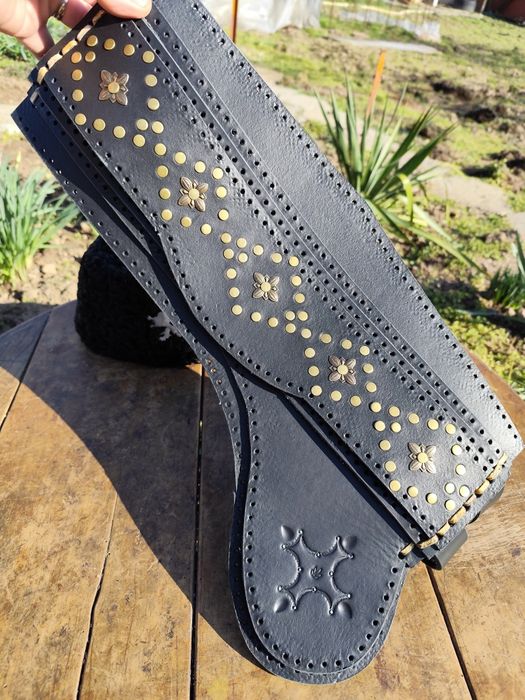 Силях,силяхлък! Хайдушки колан изработен  от естествена кожа !