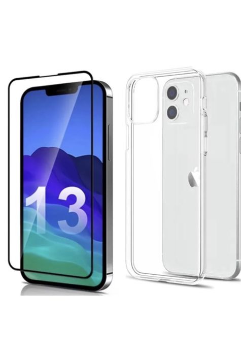 Iphone 13/14/15/16E/17/18 PRO MAX Husa Airo Slim 0,25mm + Folie Sticla Co