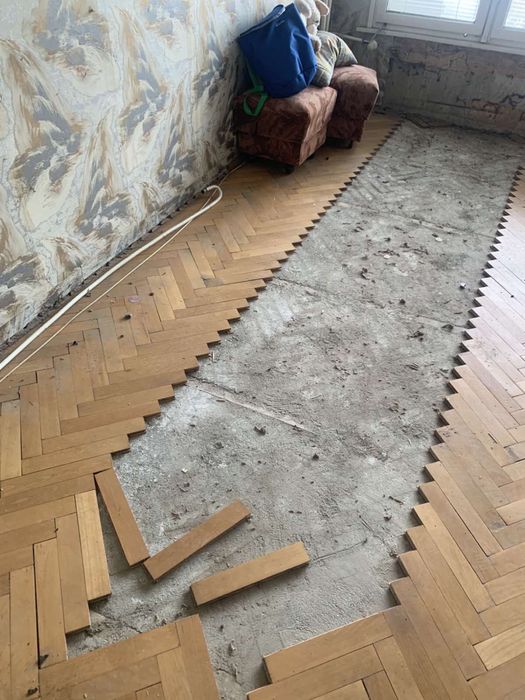 Естествен  паркет 30х5.5х1,6