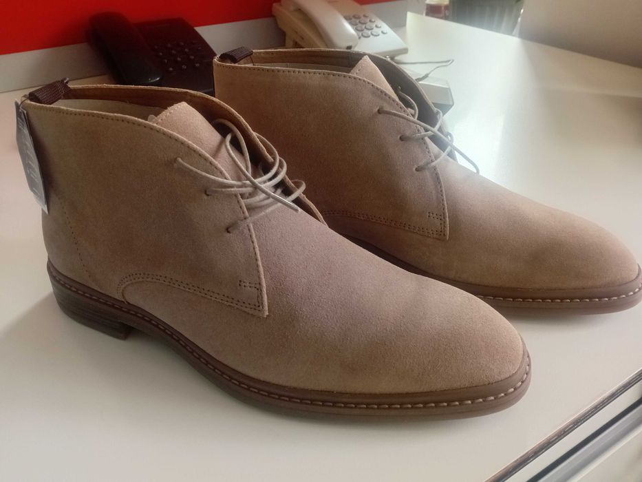 Мужские замшевые ботинки