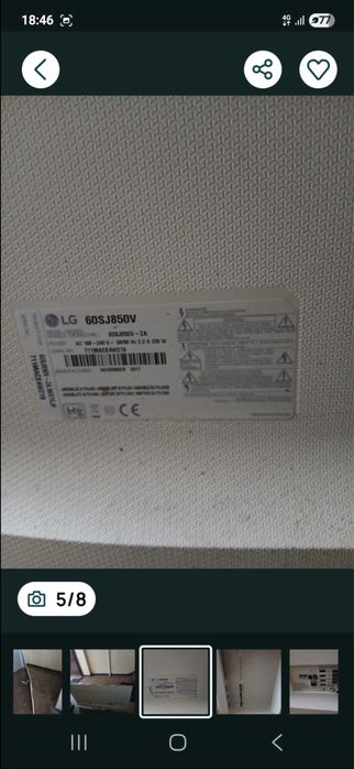 Vand Televizor TV Smart LG cu display defect