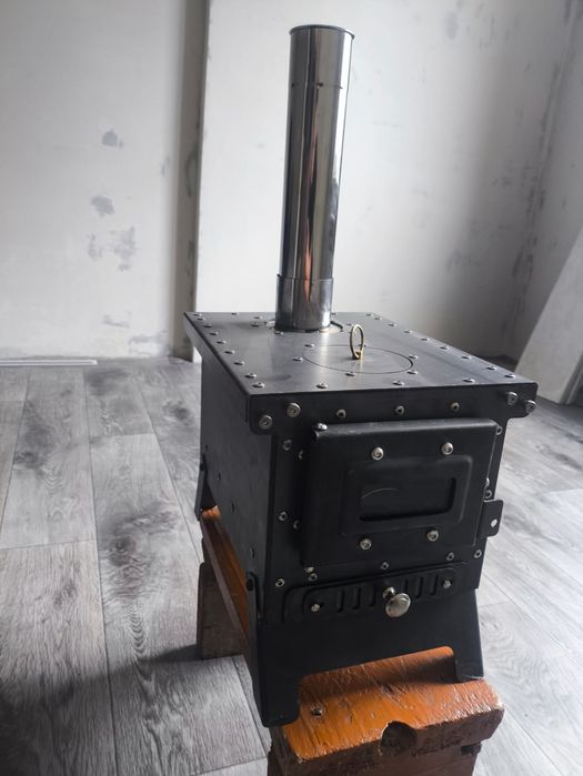 Печь в палатку для зимней рыбалки