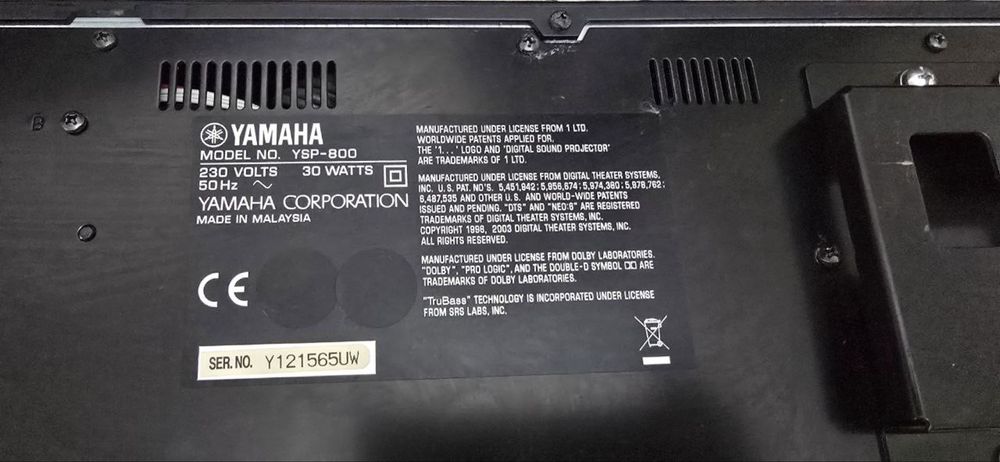 Yamaha sounbar оригинал 23 динамк