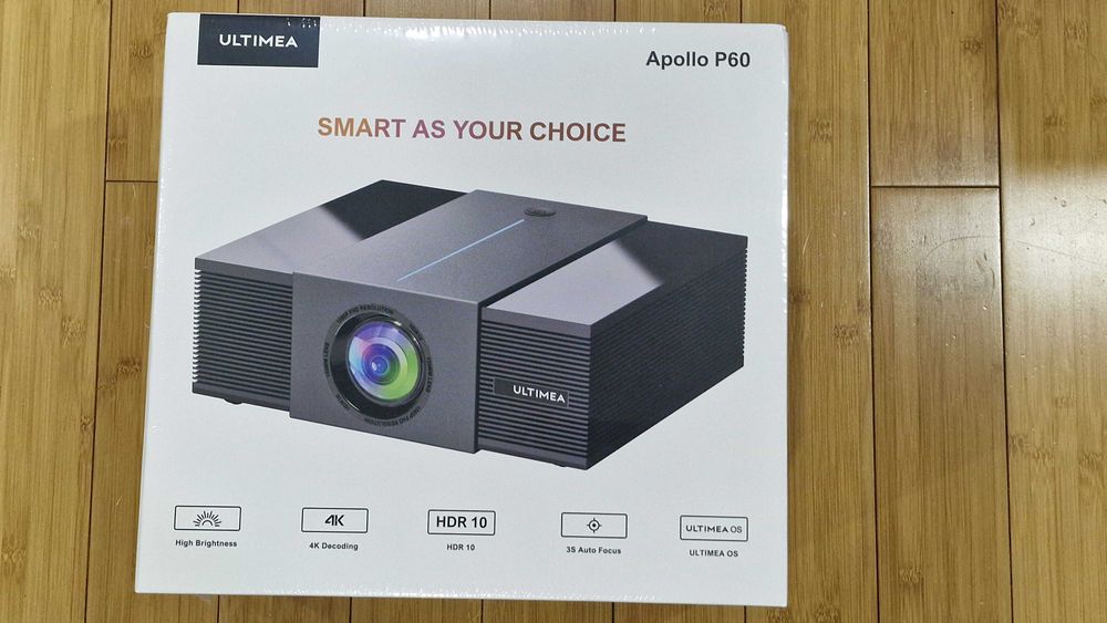 Videoproiector Ultimea Apollo P60 WiFi 6, Bluetooth 5.3 dual, 900 ANSI