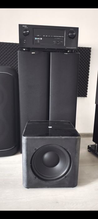 Boxele de podea B&W dm 603 s2 + Denon avr x3100w + sub kef kube 2