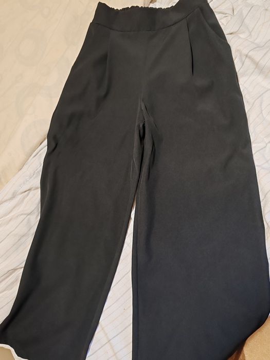 Елегантен панталон с екстра широк крачол