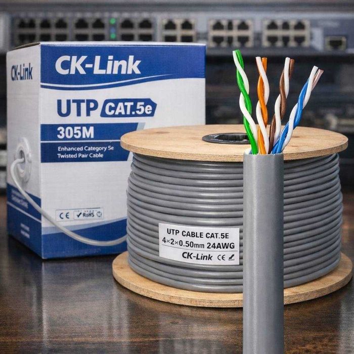 Сетевой кабель UTP / FTP Cat5e / Cat6 — стабильный интернет без потерь