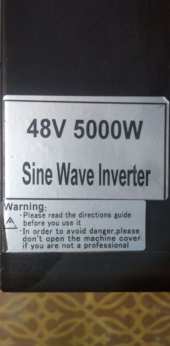 Инвертор 5000w чистый синус