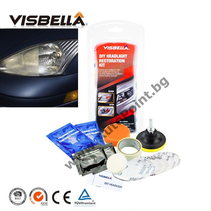 Комплект Полиране на Фарове възстановяване Visbella