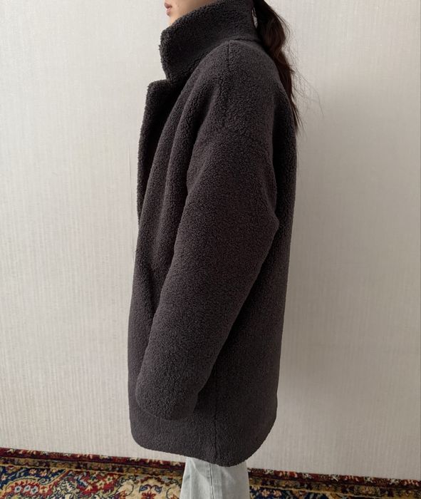 Шуба из эко меха