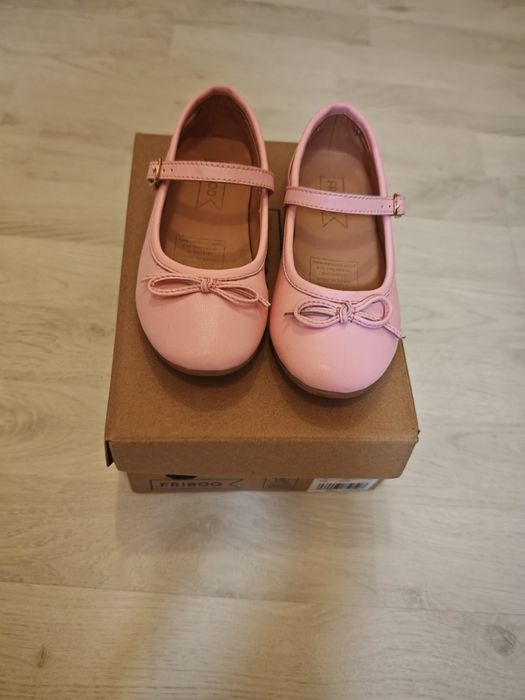 Pantofi balerini fetita de piele mas 26