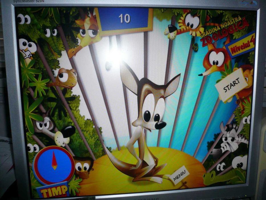 Joc BUN VENIT LA ZOO pe CD, pt copii prescolari, in RO si maghiara