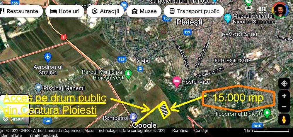 _Teren intrav/comercial/constr_OCAZIE_ Ploiesti. Parc Mun. Vest_1,5 ha